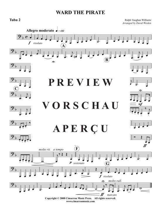 Product gallery: Page 9 of 9 Ward the Pirate , , (Tuba Quartet: 2x Baritone, 2xTuba)