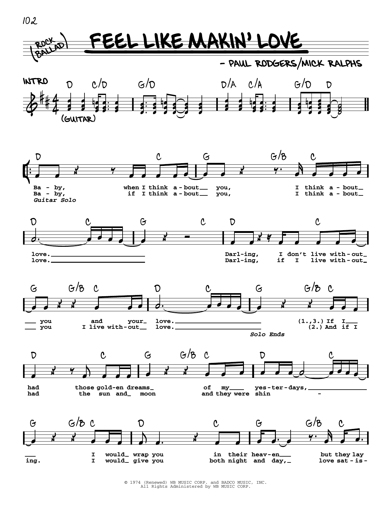 Produktbild zu:  Feel Like Makin' Love - Bad Company