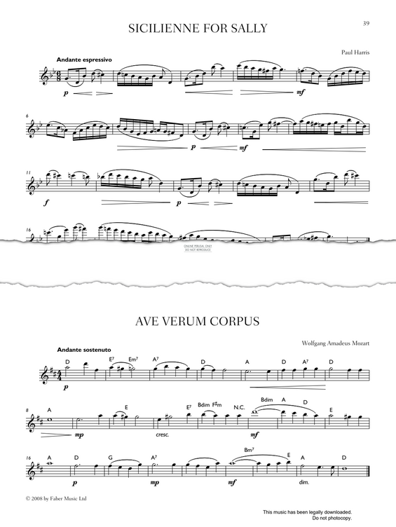 Product gallery: Page 1 of 1 Ave Verum Corpus, Wolfgang Amadeus Mozart