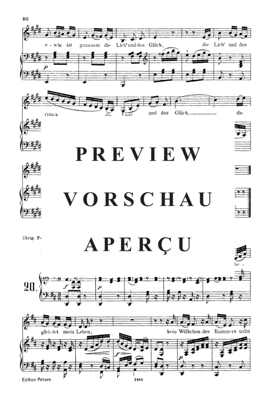 Product gallery: Page 2 of 4 Der Silfe des Friedens K.512, , Medium Voice and Piano