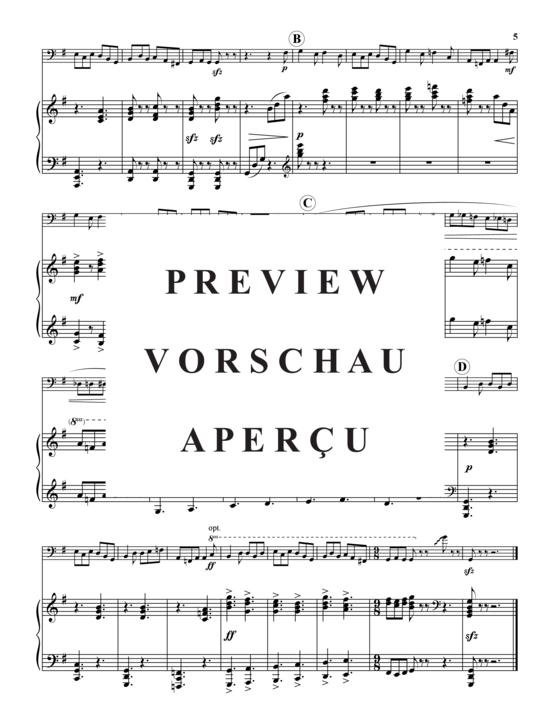 Product gallery: Page 6 of 8 Drei schottische Volkslieder , , (piano + tuba)