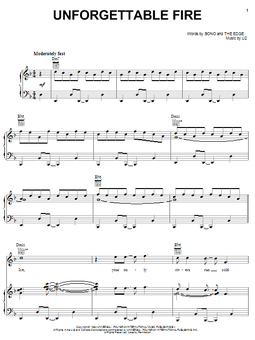 Produktbild zu: Unforgettable Fire