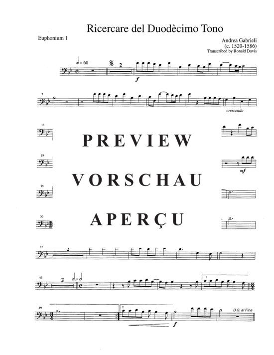 Product gallery: Page 9 of 14 Ricercare del Duodecimo Tono , , (Tuba Quartett EETT)