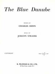 cover: The Blue Danube, Johann Strauss