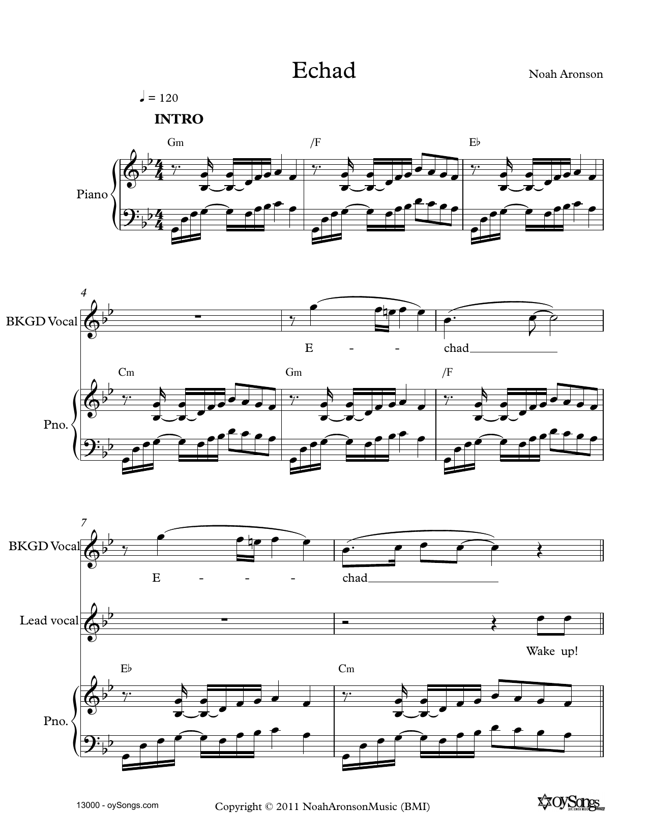 Produktgalerie: Seite 1 von 1 Echad, Noah Aronson, Gesang, Gitarre, Klavier