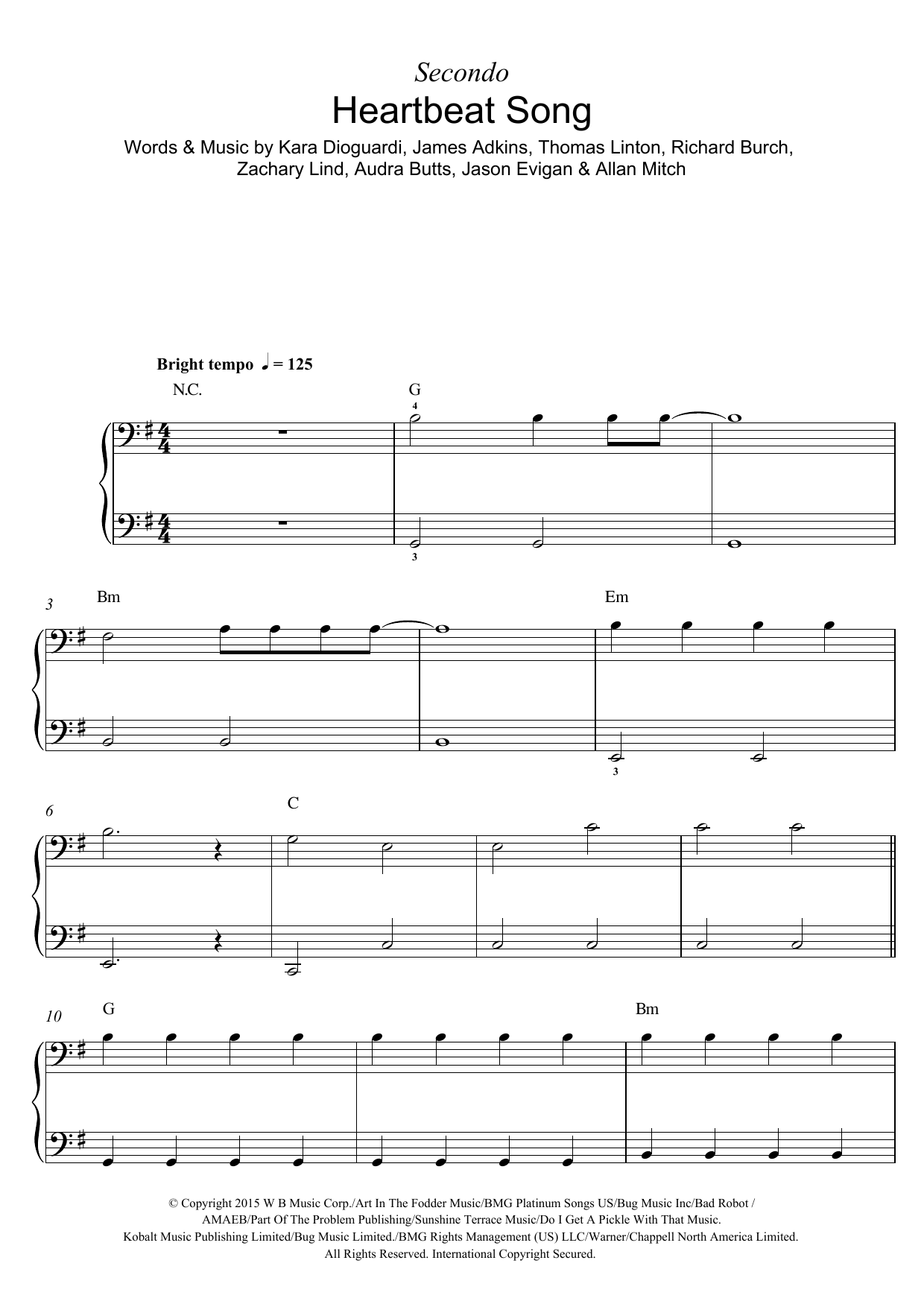 Produktbild zu: Heartbeat Song