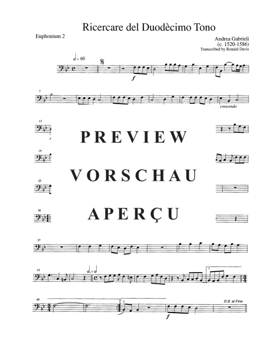 Product gallery: Page 11 of 14 Ricercare del Duodecimo Tono , , (Tuba Quartett EETT)