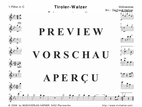 Product gallery: Page 4 of 11 Tiroler-Walzer, , (woodwind and brass)