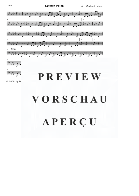 Product gallery: Page 7 of 11 Loferer-Polka, , (woodwind and brass)