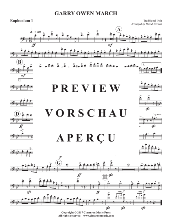 Product gallery: Page 6 of 11 Garry Owen March , , (Tuba Quartet EETTt)