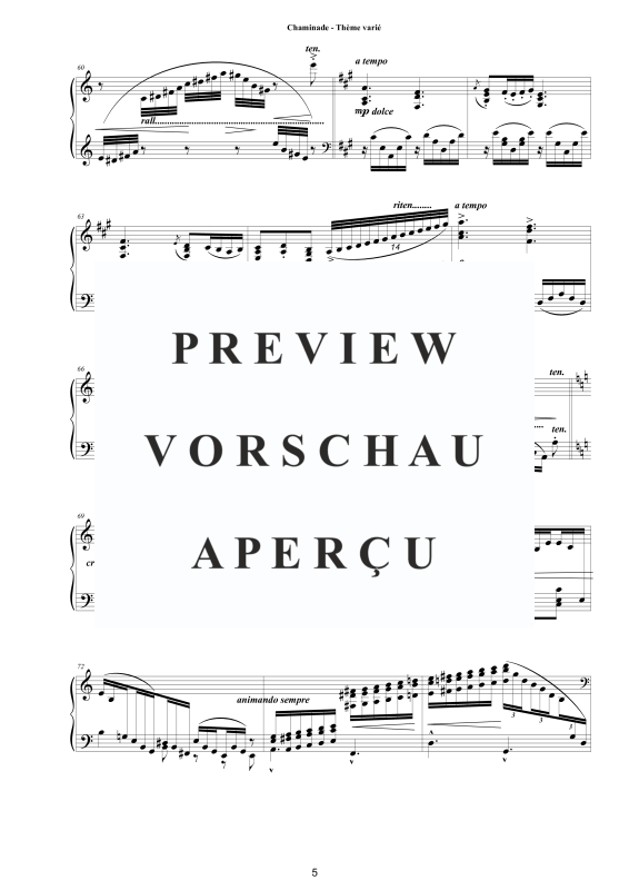 Produktgalerie: Seite 6 von 8 Thème varié - Op.89, , Klavier Solo