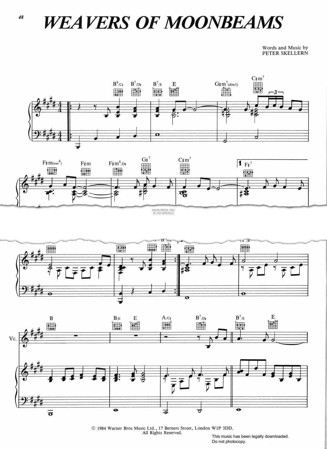 Produktgalerie: Seite 1 von 1 Weavers Of Moonbeams, Oasis, Gesang, Gitarre, Klavier, Violoncello