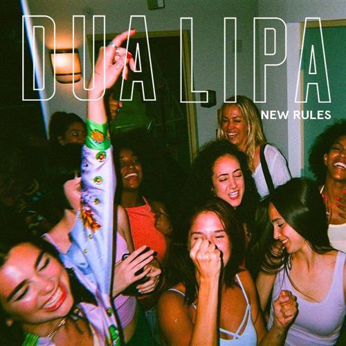 cover: New Rules, Dua Lipa, Klavier