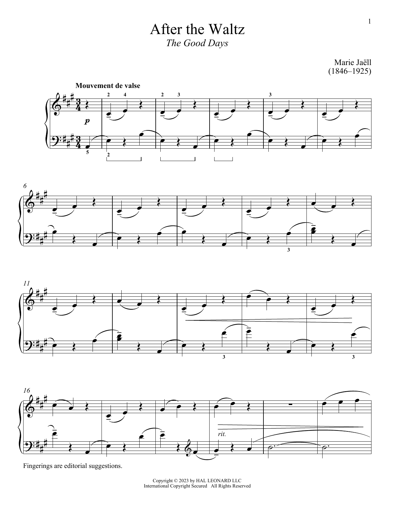 Produktbild zu: After the Waltz