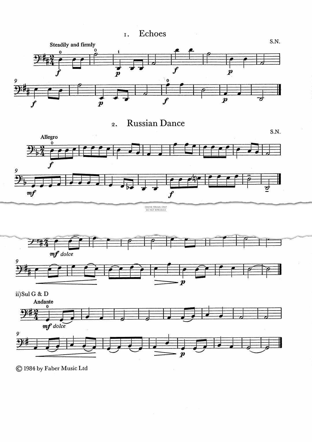 Produktgalerie: Seite 1 von 1 Goe From My Window, Traditional, Klavier, Violoncello