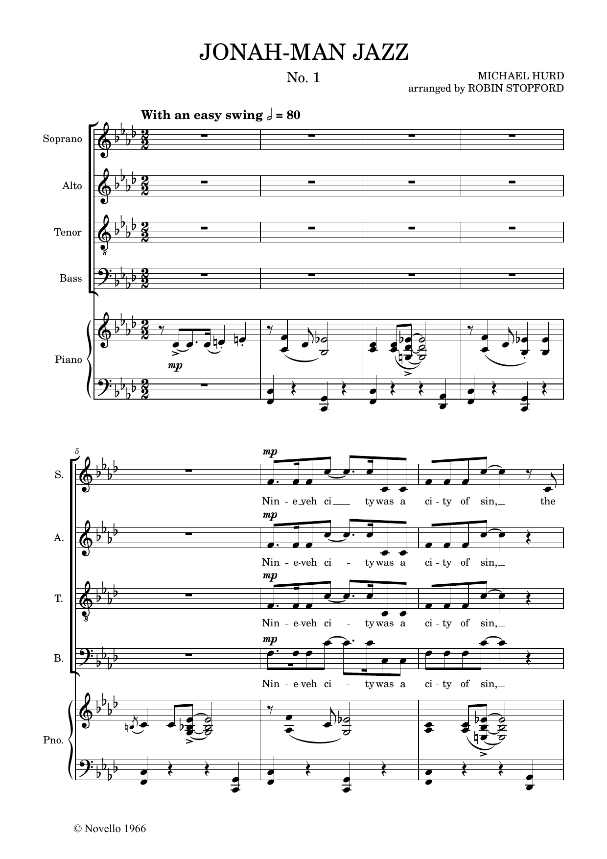 Produktgalerie: Seite 1 von 1 Jonah-Man Jazz, Michael Hurd, Chor