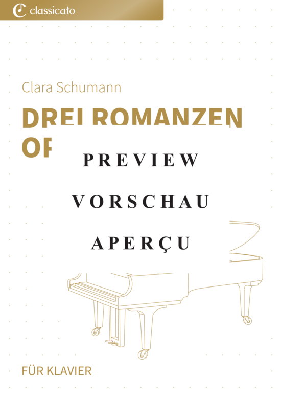 gallery: Drei Romanzen op. 11 - Nr. 2 Andante - Allegro passionato , , (Klavier Solo)