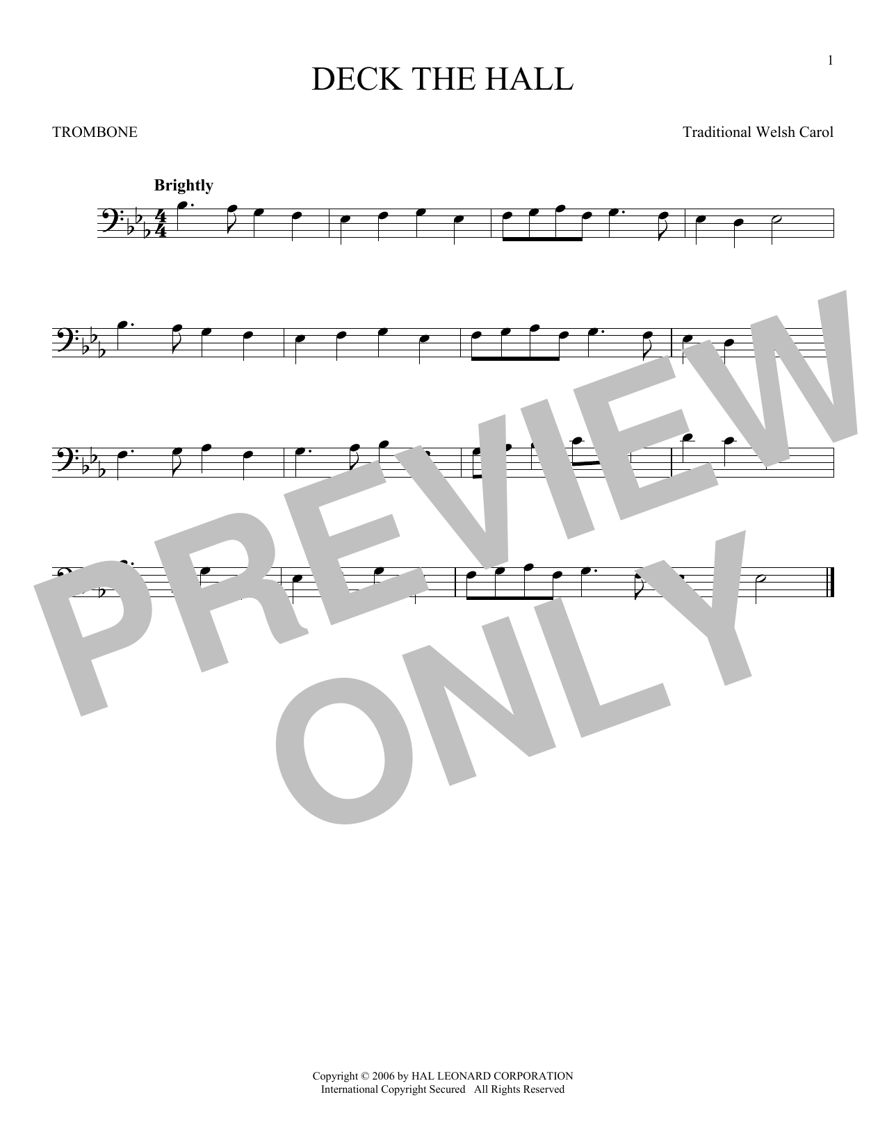 Product gallery: Page 1 of 1 Deck The Hall, Traditional Welsh Carol