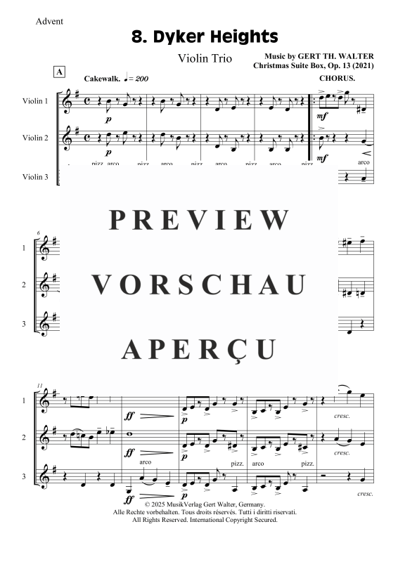 Produktgalerie: Seite 2 von 6 Dyker Heights, , (Geigentrio)