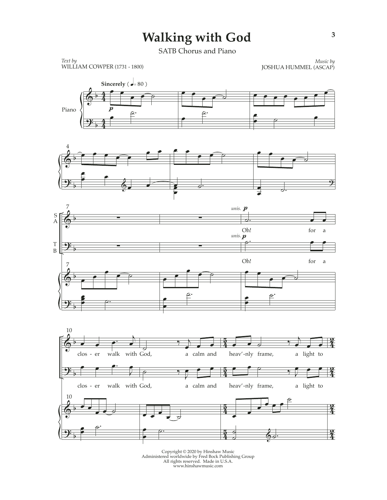 Produktbild zu: Walking With God