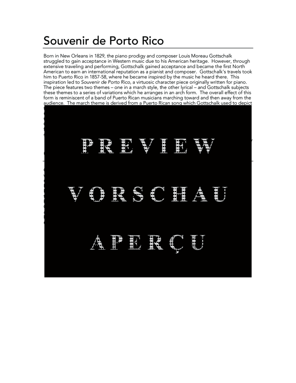 Produktgalerie: Seite 4 von 11 Souvenir de Porto Rico, , (Tuba Ensemble EEETTT)