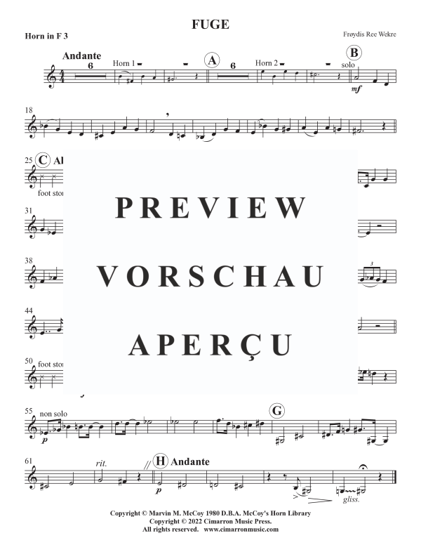 Produktgalerie: Seite 9 von 9 Fuge, , Horn Trio