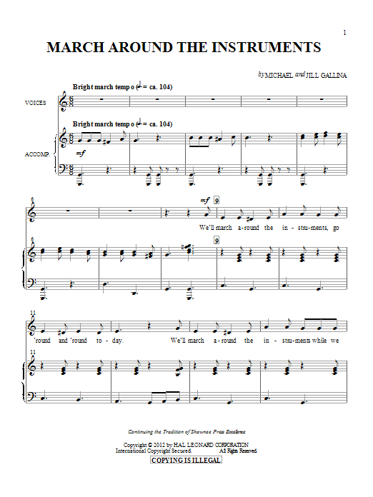 Product picture to: March Around The Instruments