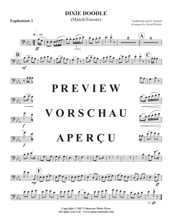 Product gallery: Page 6 of 11 Dixie Doodle , , (Tuba Quartett EETT)