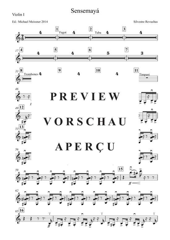 gallery: Sensemaya , , (Violine 1)