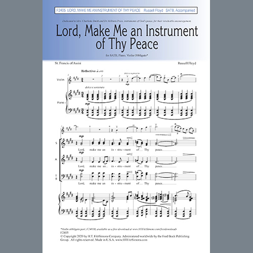 cover: Lord, Make Me An Instrument Of Thy Peace,
