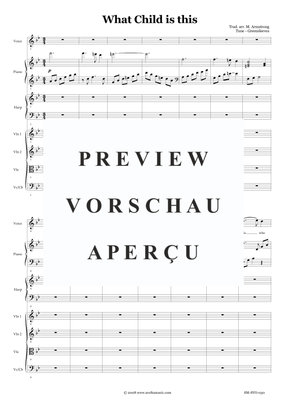 Produktgalerie: Seite 4 von 11 What Child Is This, , Solo Gesang und Orchester