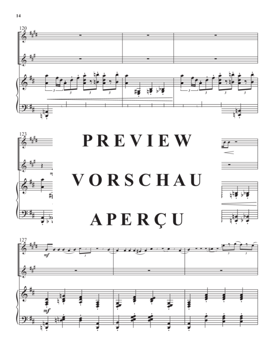 Product gallery: Page 16 of 21 The Lion and the Mouse , , (Trio for trumpet in Bb/piccolo trumpet, horn in F + piano)