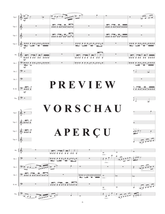 Product gallery: Page 8 of 21 Brom Bones (10-stimmiger Blechbläserchor) (4 Trompeten, 1 Horn, 3 Posaunen, 1 Bassposaune, 1 Tuba) , , )