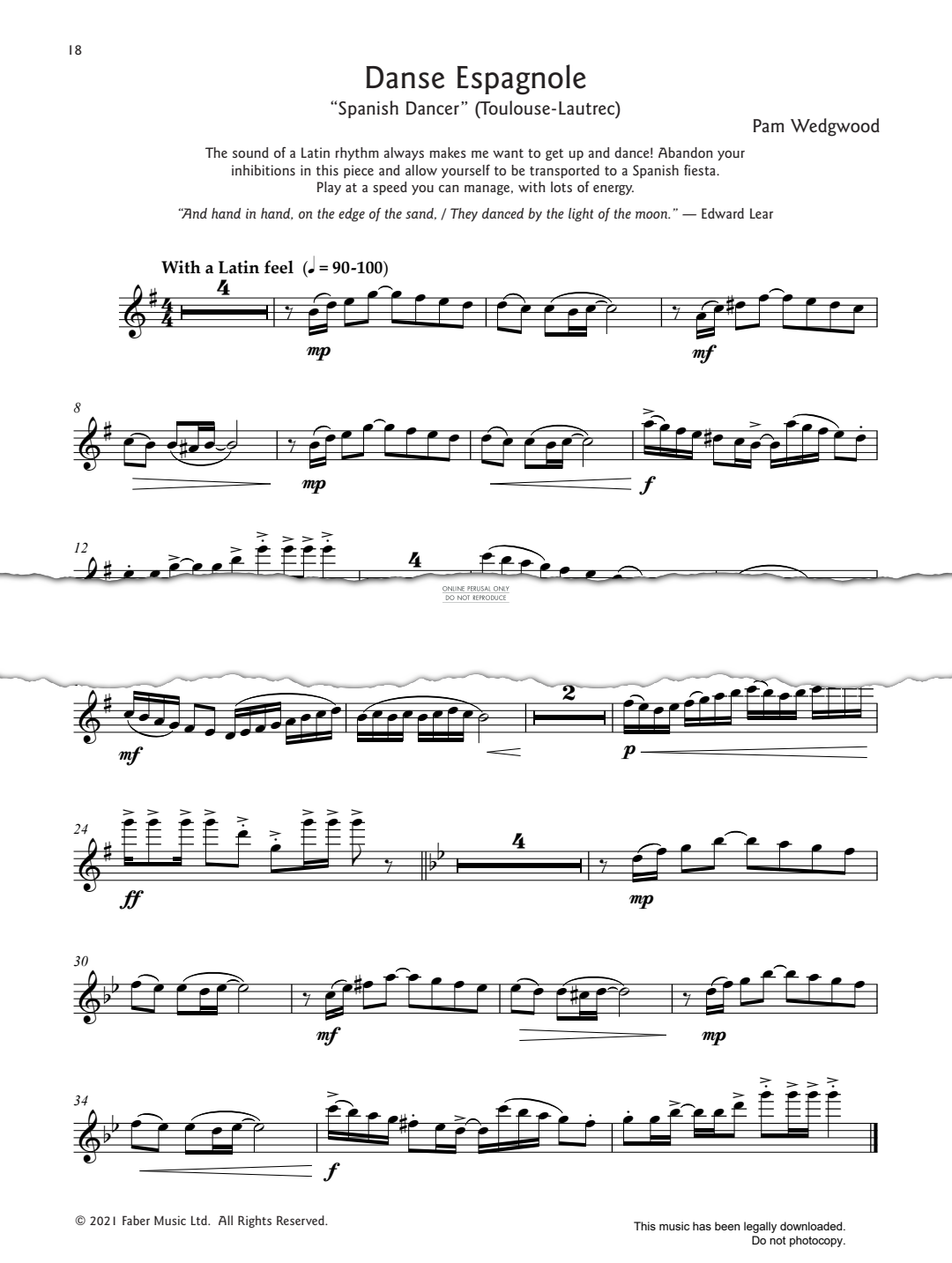 Product gallery: Page 1 of 1 Danse Espagnole, Pam Wedgwood