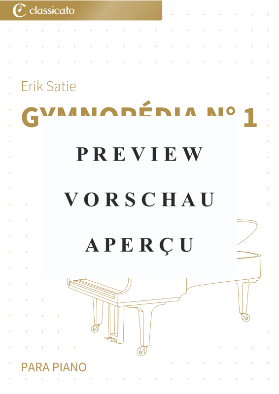 gallery: Gymnopédia n° 1 - versión simplificada, , (Klavier Solo)