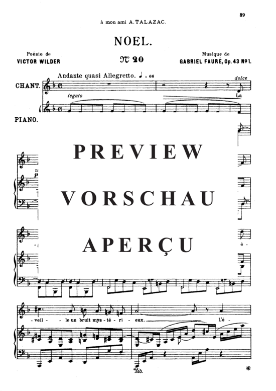 Product gallery: Page 2 of 6 Noël Op.43 No.1, , Medium Voice and Piano