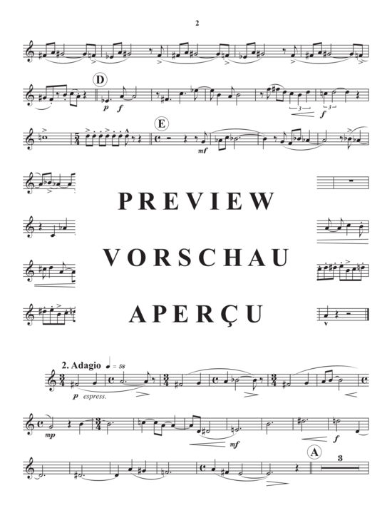 Produktgalerie: Seite 18 von 21 Three Sketches , , (Blechbläser Quartett)