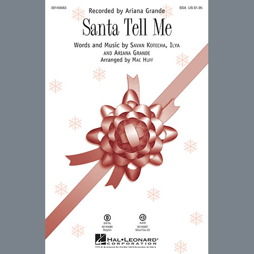 Produktbild zu: Santa Tell Me (Arr. Mac Huff)