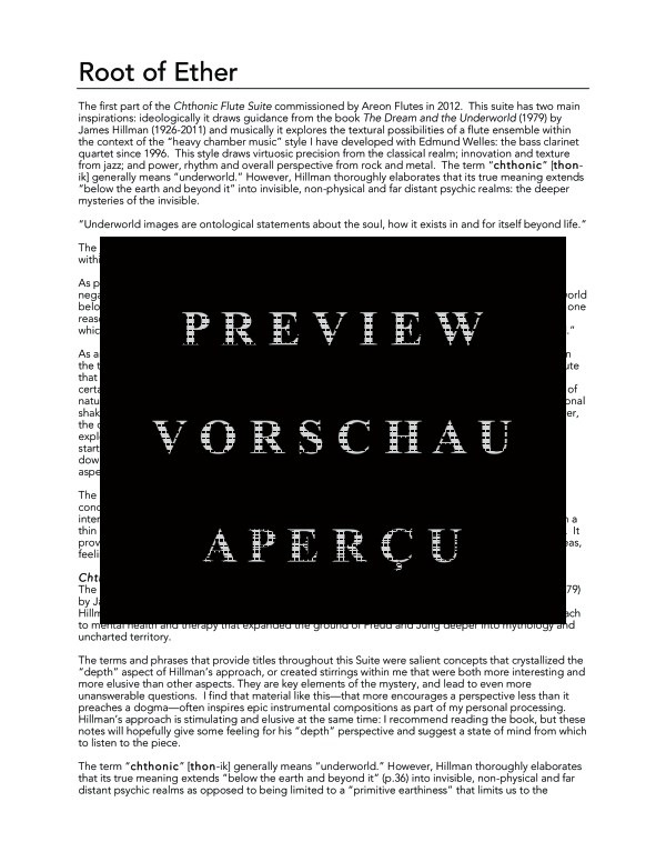 Product gallery: Page 4 of 10 Root of Ether, , (Bass Flute Solo)