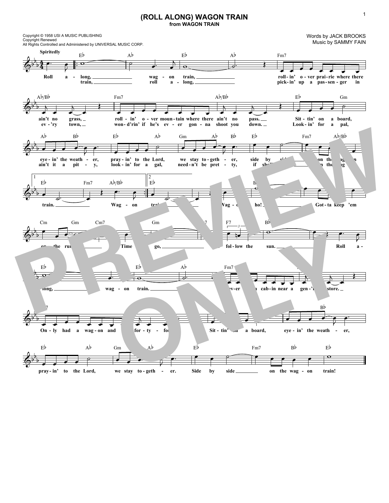 Produktbild zu: (Roll Along) Wagon Train