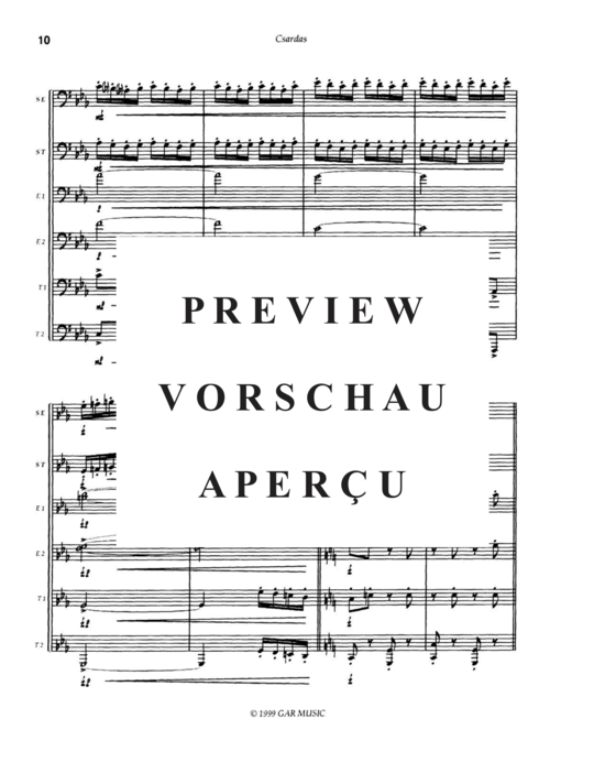 Produktgalerie: Seite 12 von 21 Csardas , , (Tuba Quatett + Euphonium Solo + Tuba Solo)