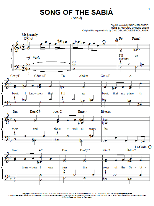 Produktbild zu: Song Of The Sabia (Sabia)