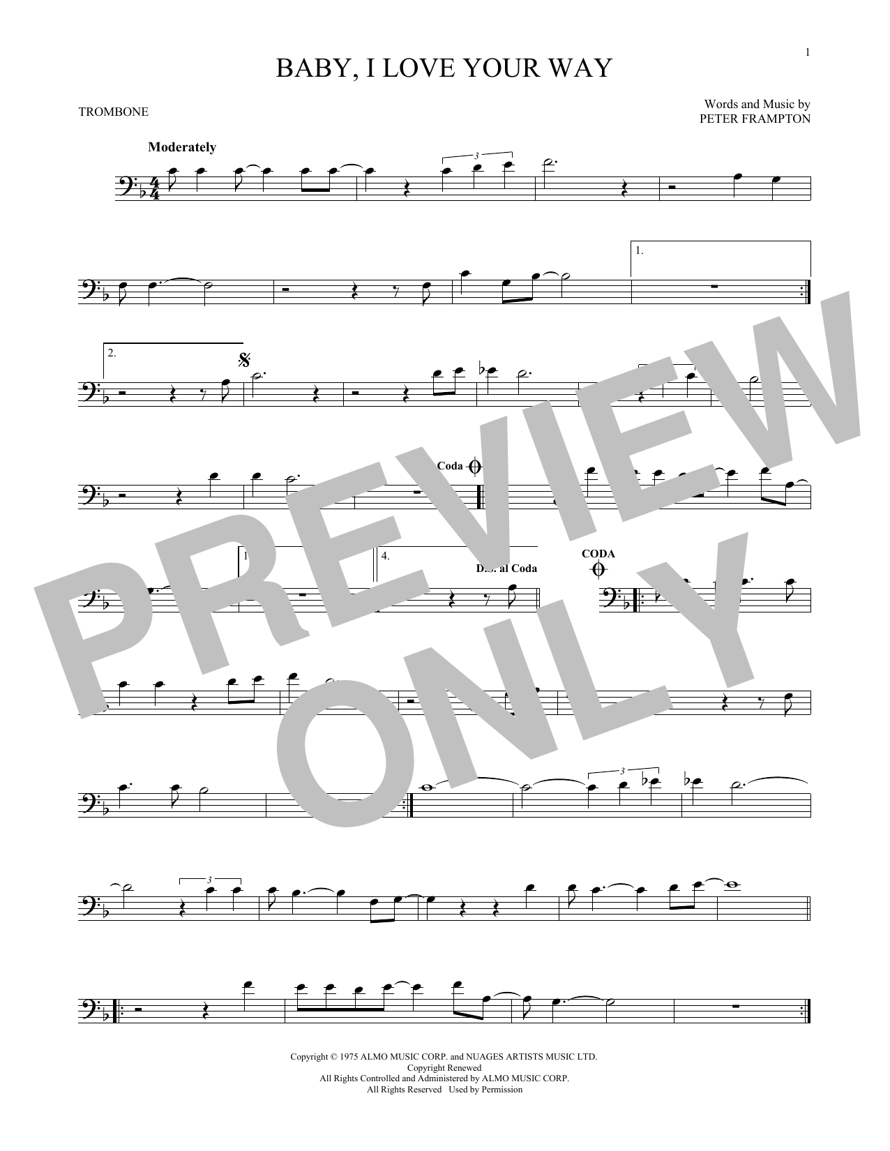 Product gallery: Page 1 of 1 Baby, I Love Your Way, Peter Frampton