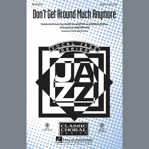 Produktbild zu: Don't Get Around Much Anymore (arr. Mark Brymer)