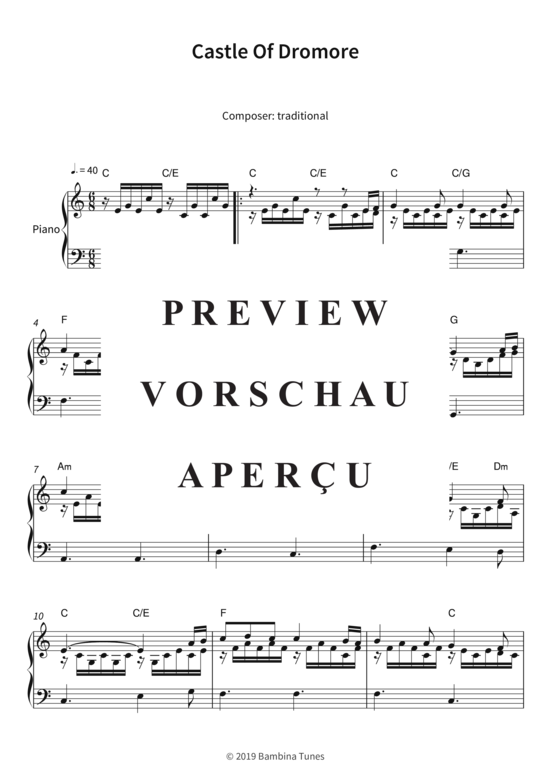 Produktgalerie: Seite 4 von 5 Castle Of Dromore , , Klavier Solo