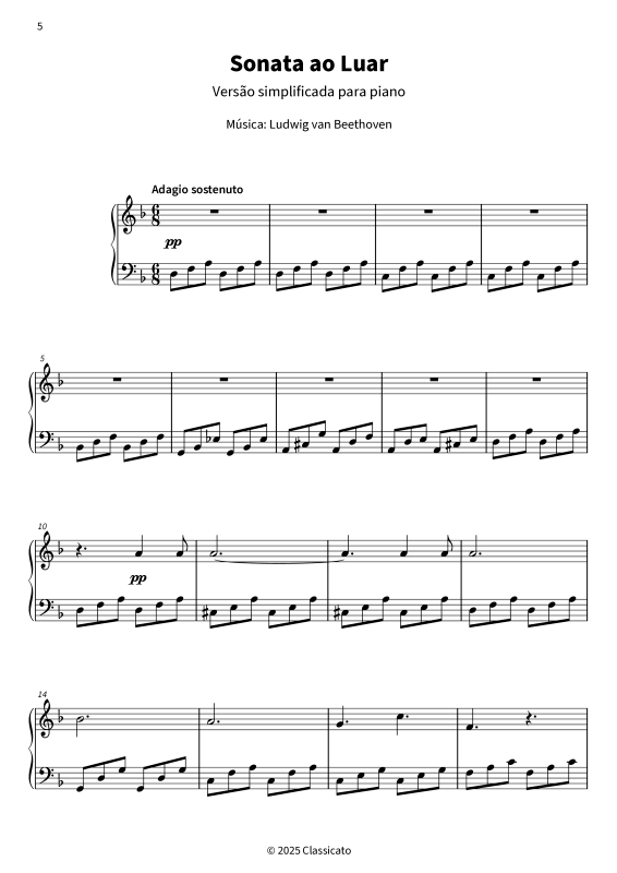 gallery: Peças noturnas sonhadoras - Peças para piano simplificadas para a paz interior, , Klavier Solo