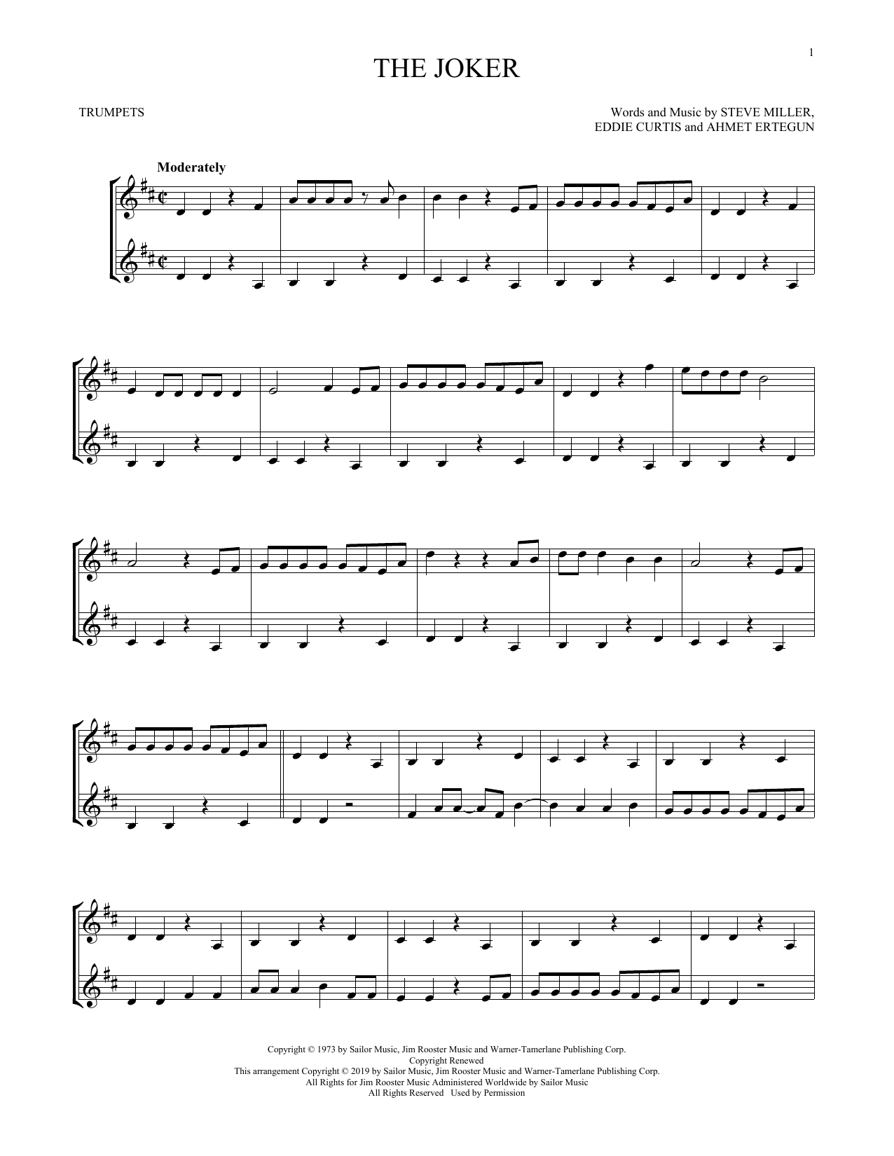 Produktgalerie: Seite 1 von 1 The Joker, Steve Miller Band, Trompete