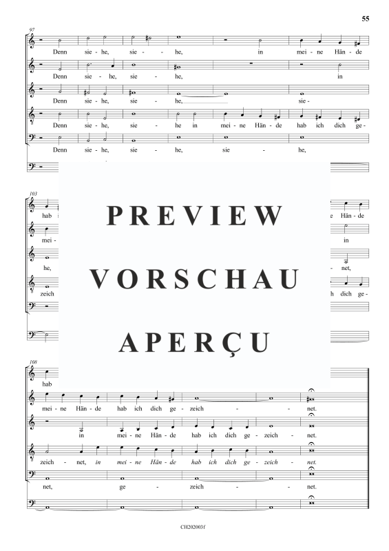 gallery: Zion spricht, , (Gemischter Chor)