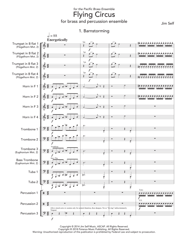 Produktgalerie: Seite 1 von 11 Flying Circus, , (Brass Band)