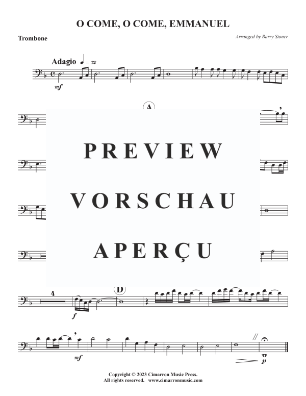 Produktgalerie: Seite 8 von 9 O Come, O Come Emmanuel, , Blechbläserquintett